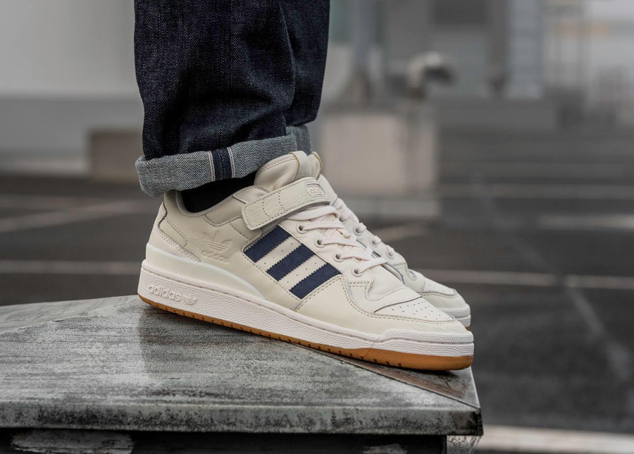 adidas forum low chalk - 61% remise 