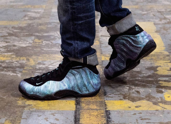 nike air foamposite one abalone