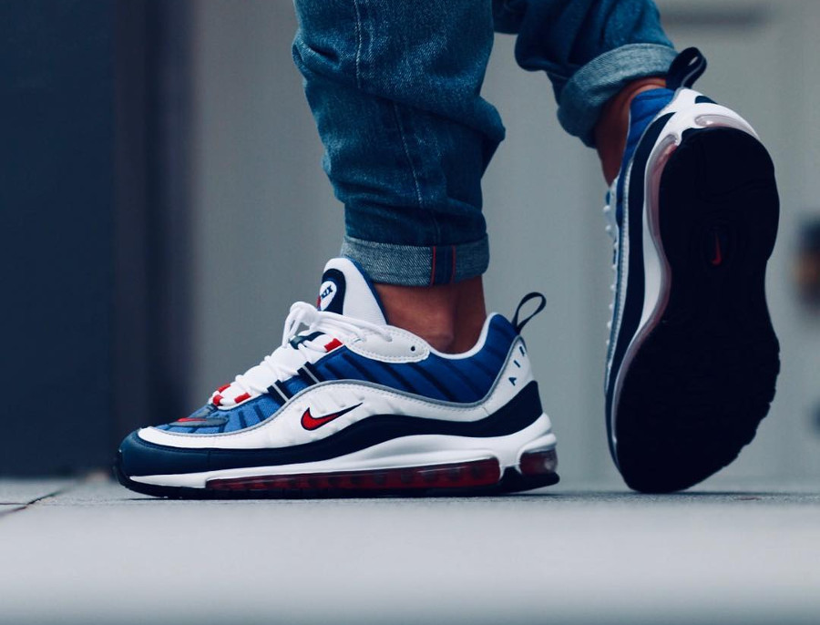 Sanders medeleerling Blanco Chaussure Nike Air Max 98 OG Gundam 2018 : comment l'acheter ?