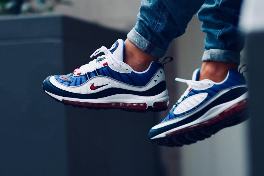 Chaussure Nike Air Max 98 OG Gundam 2018 on feet