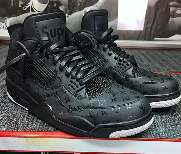 supreme louis vuitton jordan 4