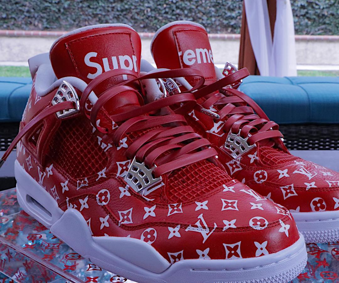 Supreme x Louis Vuitton x Air Jordan 4 