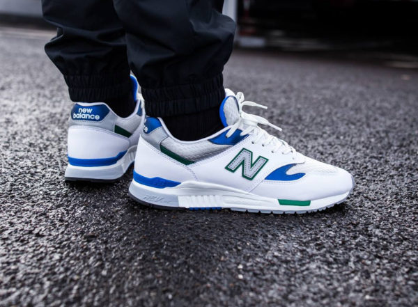 New Balance ML840AB OG White Green Grey Blue 2018 chaussure retro pour homme