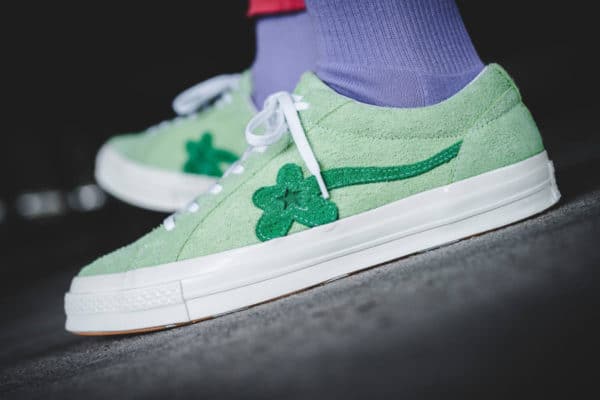 Tyler The Creator x Converse One Star verte Jade Lime (1)