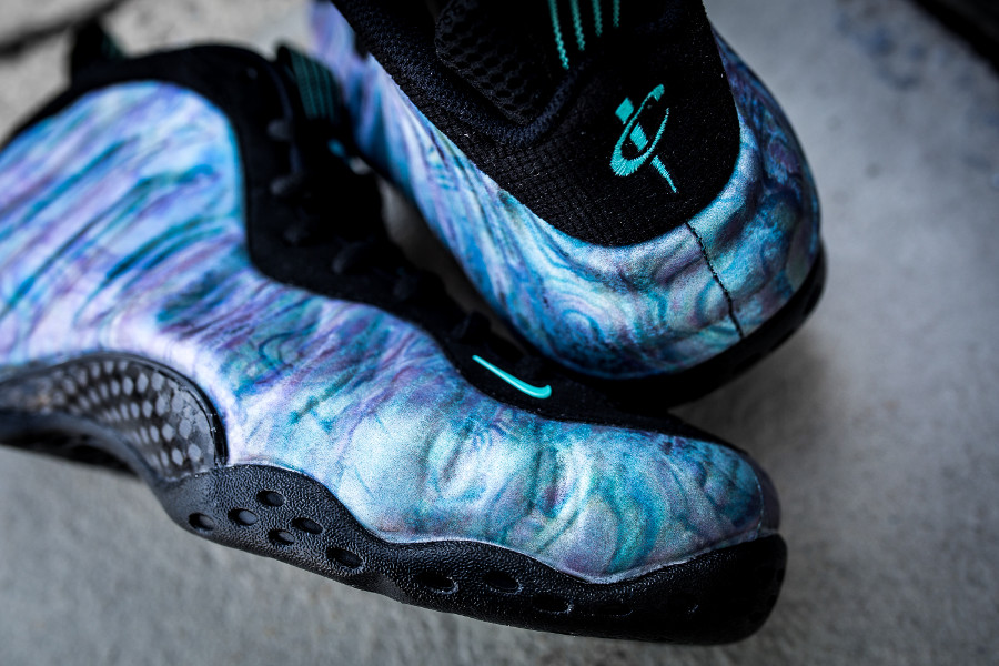 nike air foamposite abalone