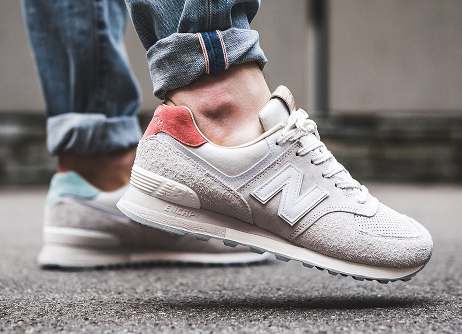 new balance 574 peaks to streets on feet