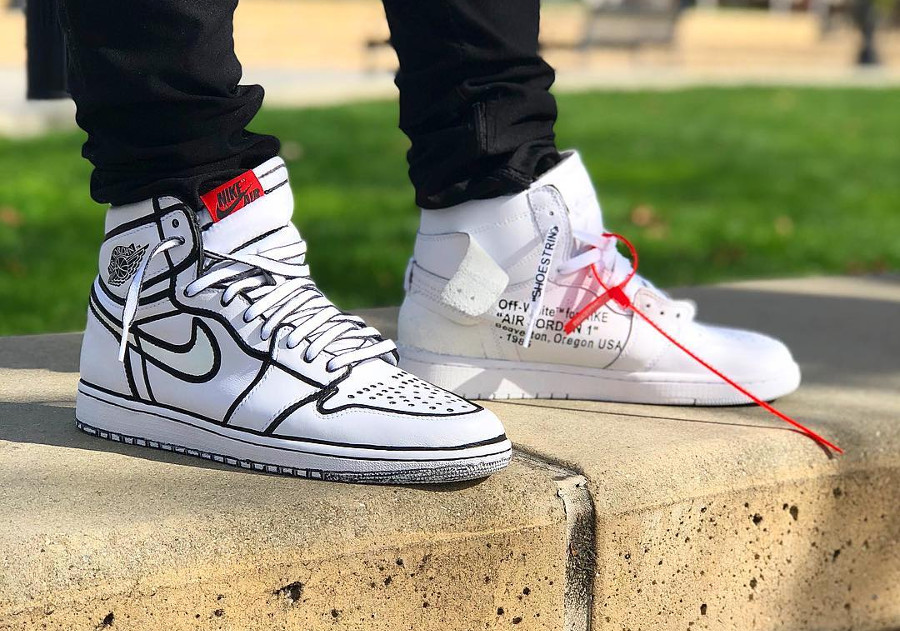 Jordan 1 High Retro 'Cartoon' (style bande dessinée)