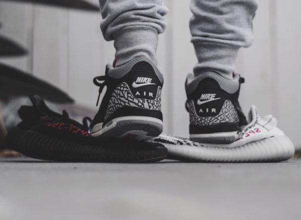 Air Jordan 3 Black Cement - @little_laces (1)