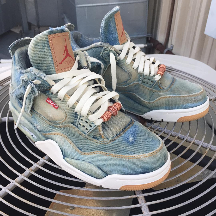 jordan 4 levi distressed