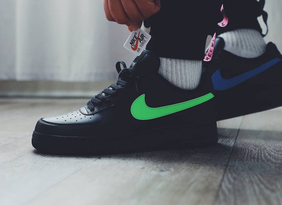 Avis Nike Air Force 1 Low Velcro Flavors Swoosh 6 interchangeables