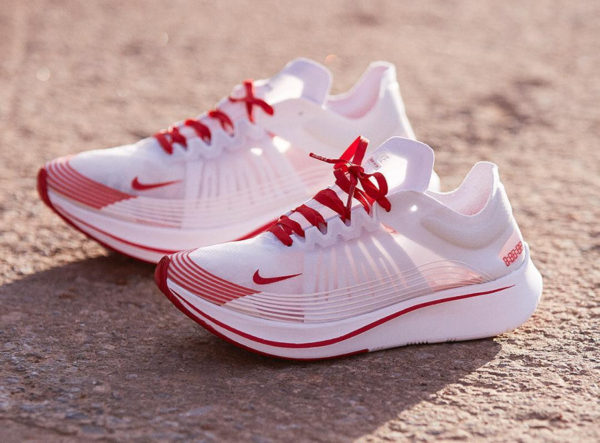 Chaussure Nike Zoom Fly SP Transparente Tokyo White University Red