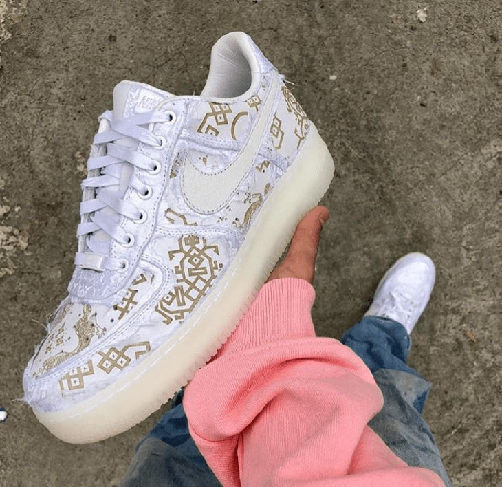 nike air force 1 clot pink