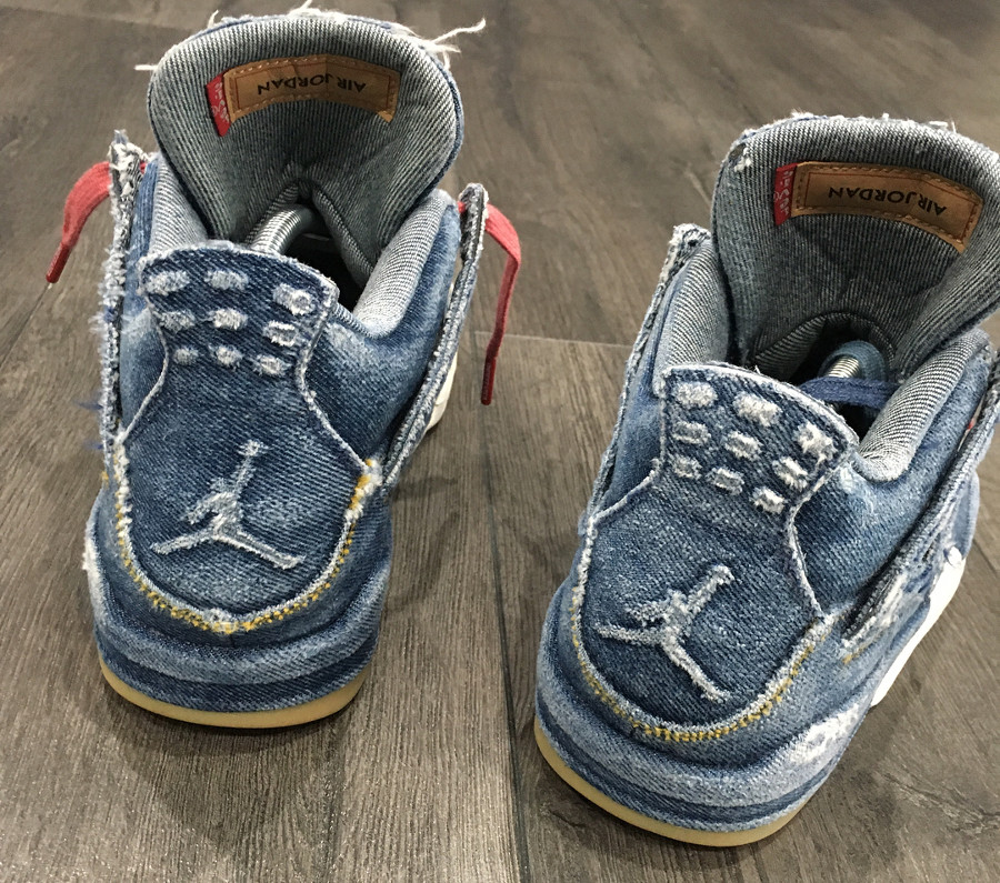 jordan 4 levi distressed