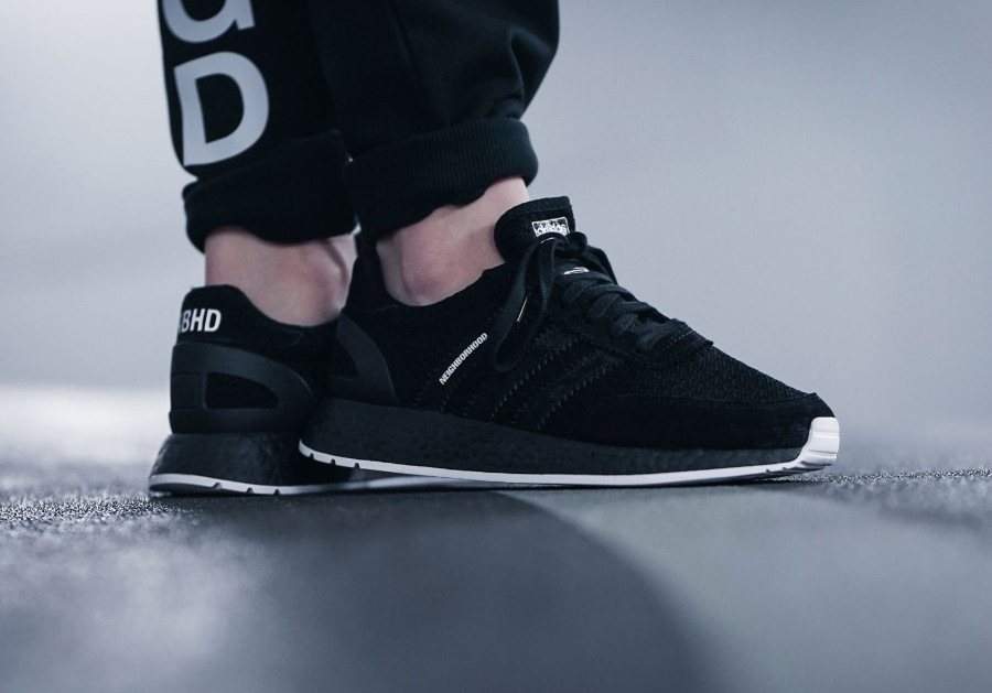 Neighborhood x Adidas Iniki I-5923 PK noire NBHD BRGD - chaussure homme