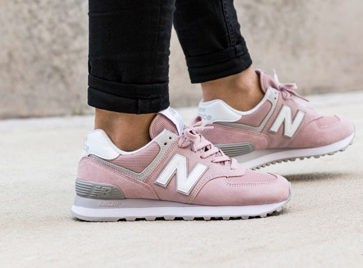 new balance faded rose 574