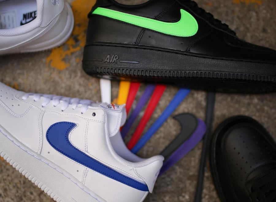 air force ones velcro logo