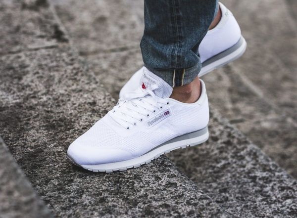 Reebok Classic Leather OG ULTK Ultraknit blanche chaussure rétro homme