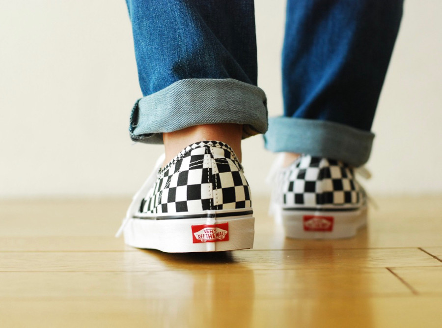 vans authentic carreau