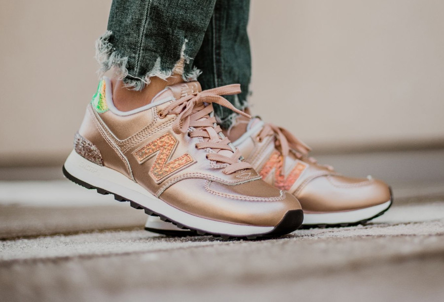 new balance wl574 bronze