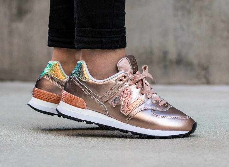 New Balance 574 Rose Gold Glitter Online Sale, UP TO 53% OFF