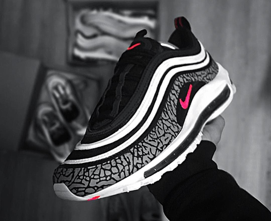 Nike Air Max 97 98 imprim Atmos l phant baskets personnalis es