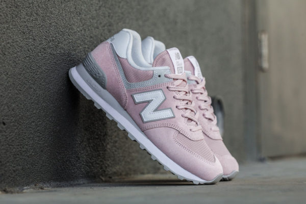 new balance 574 grise et rose