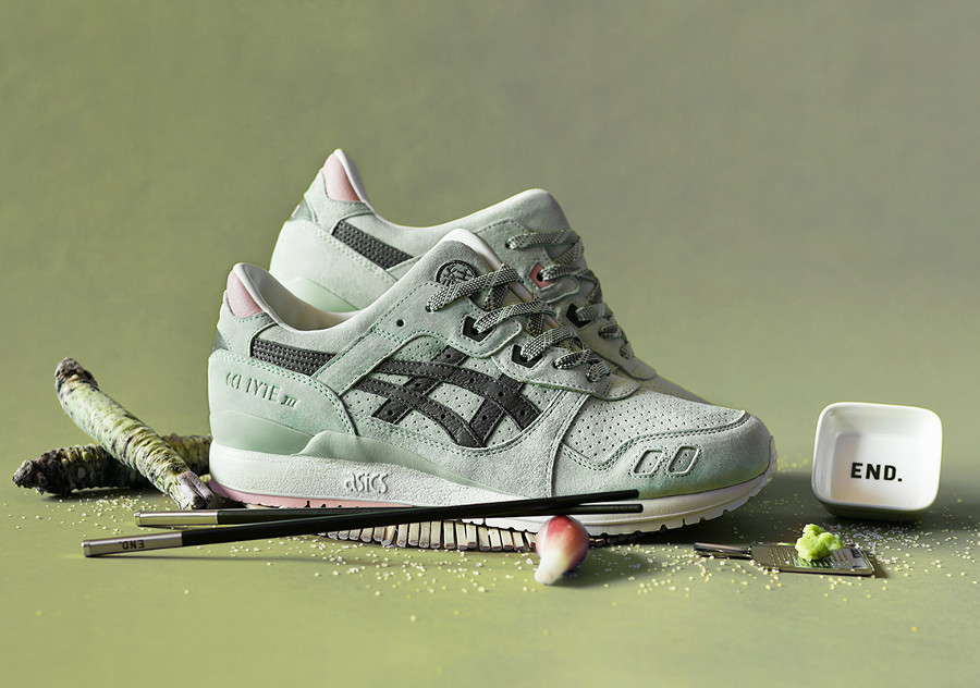 End x Asics Gel Lyte 3 Wasabi