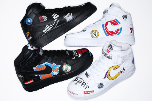 Supreme x Nike Air Force 1 Mid NBA Team Logos (2)