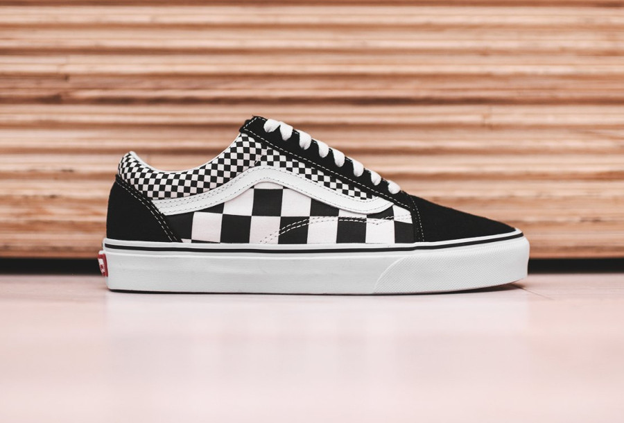 vans ua old skool mix checker