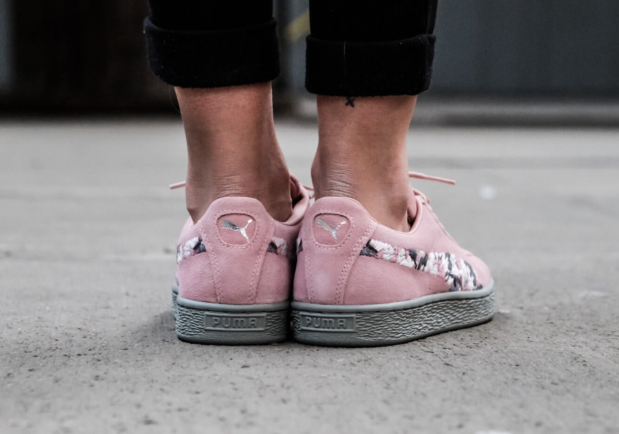 puma suede sunfade stitch sneakers