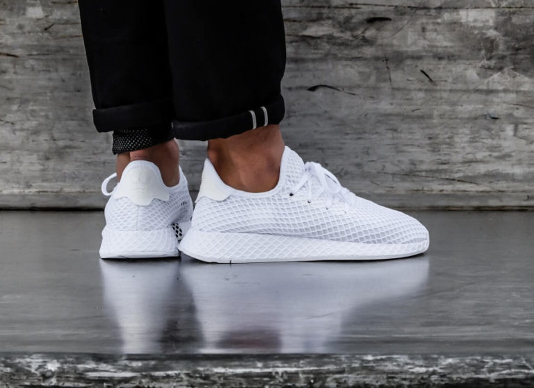 adidas deerupt blanche et noir