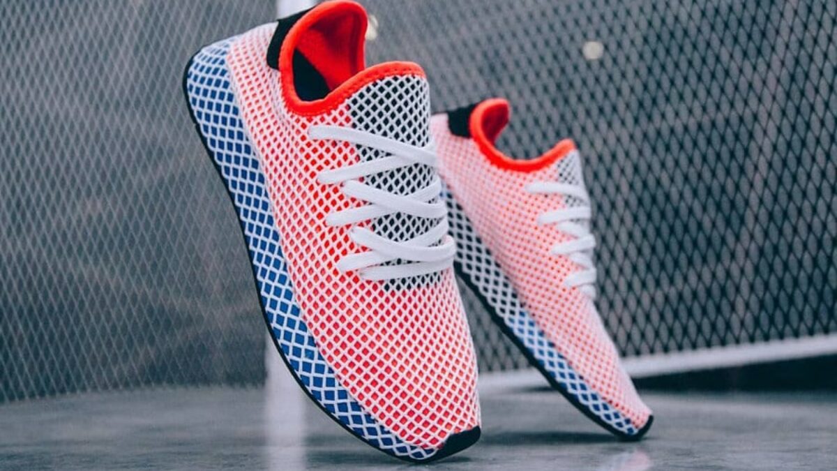 Adidas deerupt bleu rouge 2025