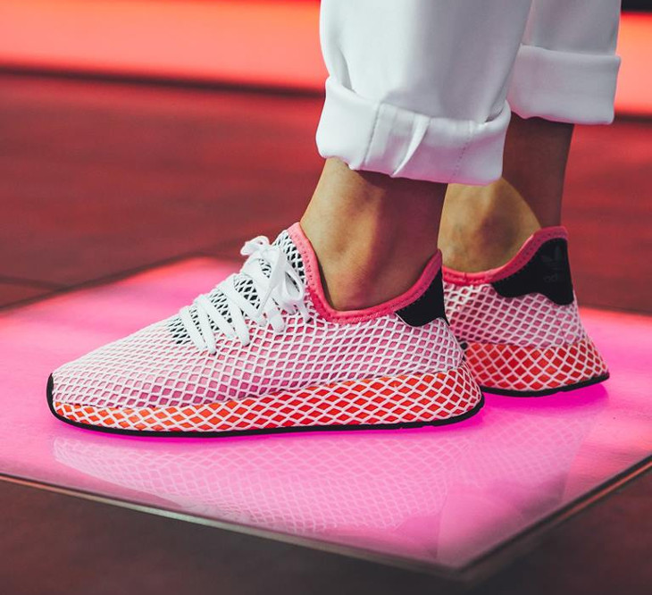 adidas deerupt runner noir et rose