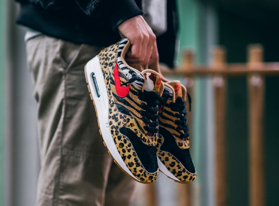 Avis Nike Air Max 1 DLX Atmos Animal Leopard 2.0 Black Toe