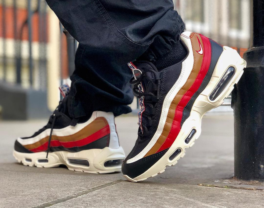 Air max 95 blanche et rouge shop