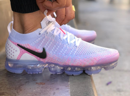 vapormax flyknit 2 pink and blue