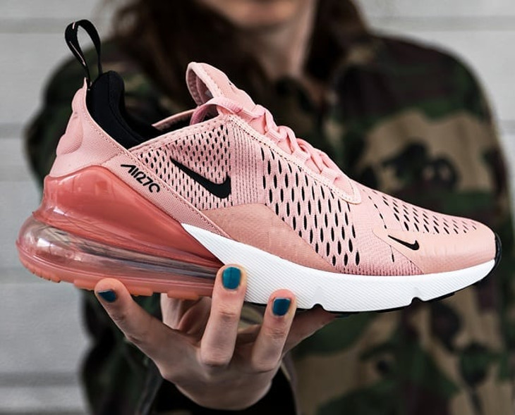 air max 270 rose et blanche
