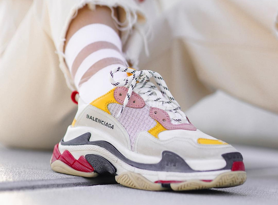 balenciaga basket femme triple s