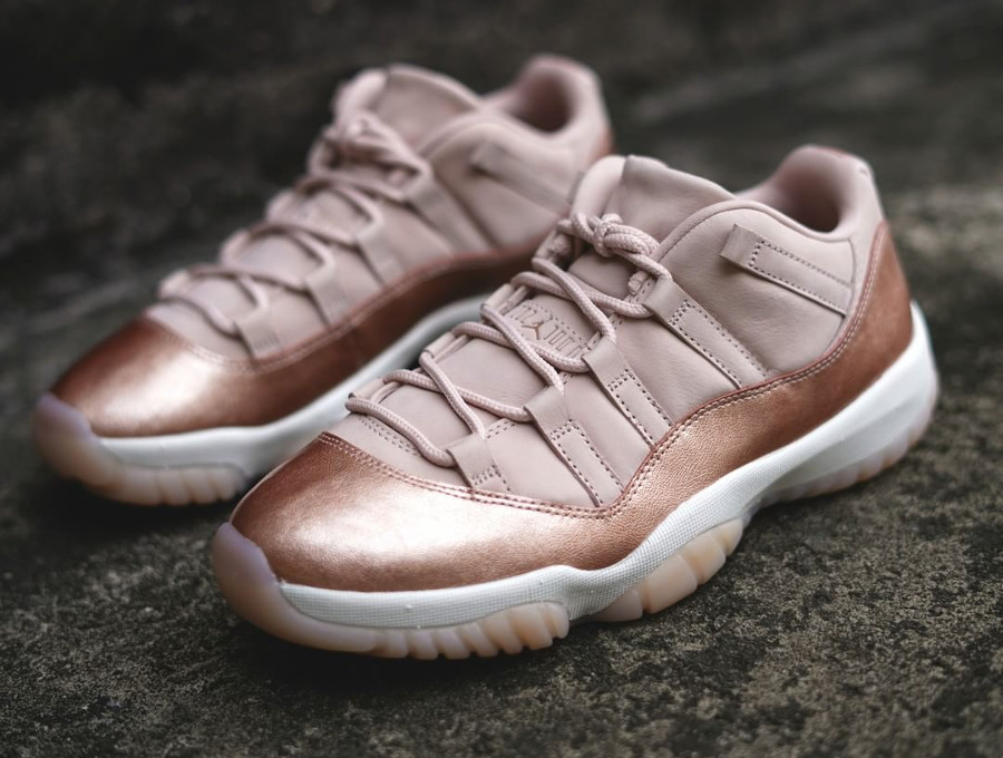 Avis] Où trouver la Air Jordan XI 11 basse femme Rose Gold Bronze ?