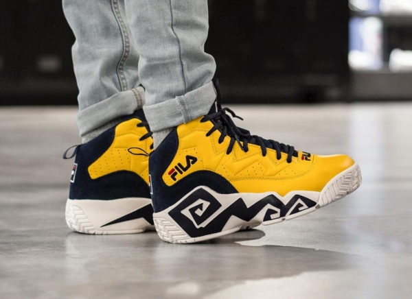 fila sneakers jaune