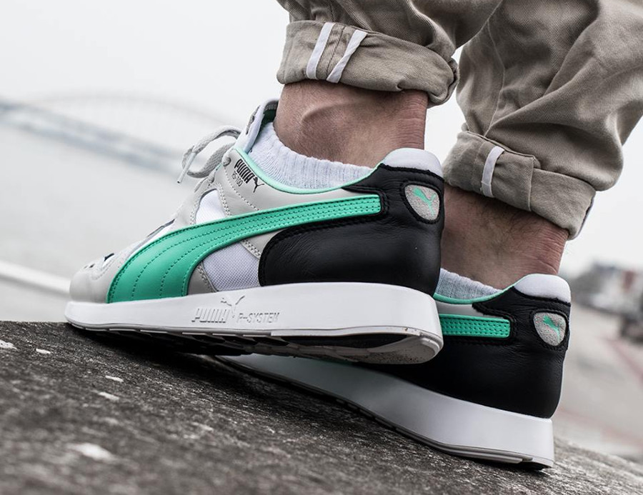 Avis Ou trouver la Puma RS 100 Re Invention grise et verte