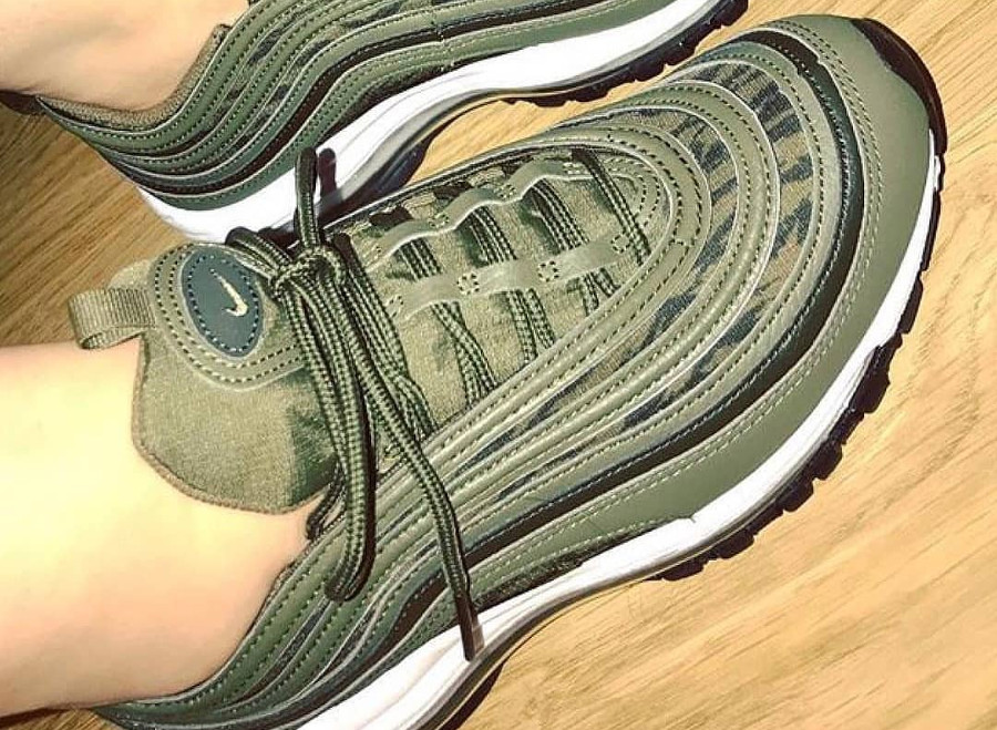 mundo Ru blusa Avis] Où trouver la Nike Air Max 97 Tiger Camo Vert Olive réfléchissante ?