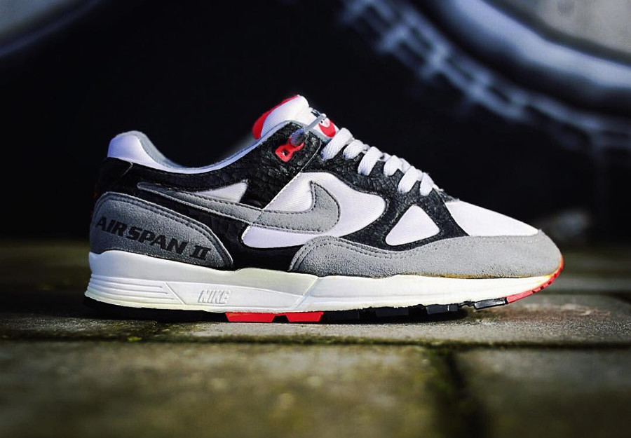 Nike Air Span II Hot Coral vintage originale de 1991