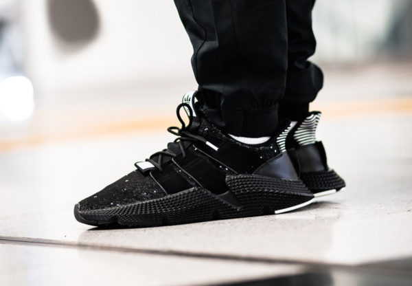 adidas originals prophere trainers in black b22681