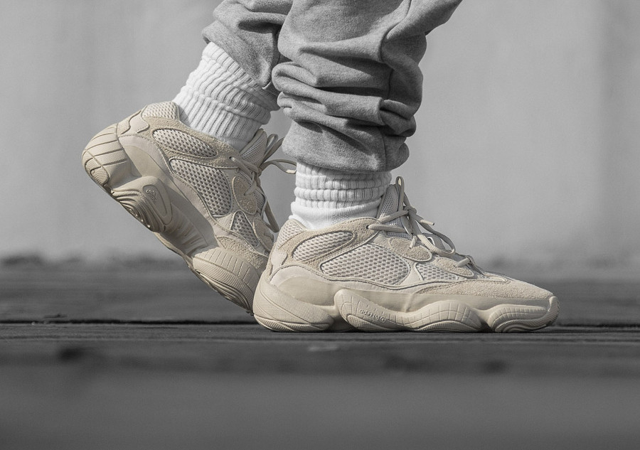 beige yeezy 500