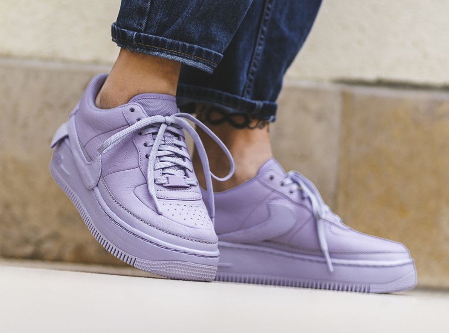 nike air force one jester violet mist