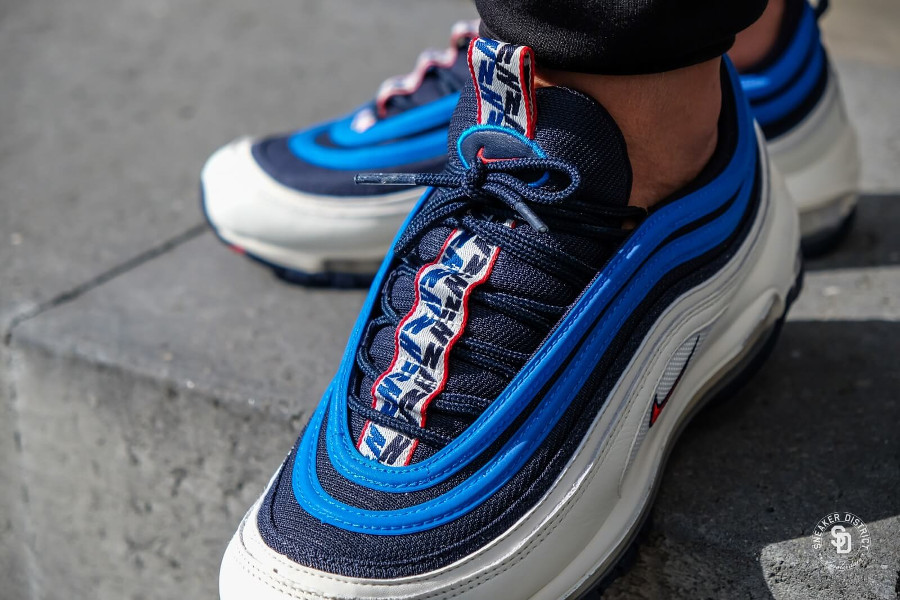 nike air max 97 bleu rouge