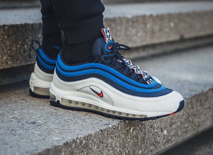 air max 97 bleu blanc rouge