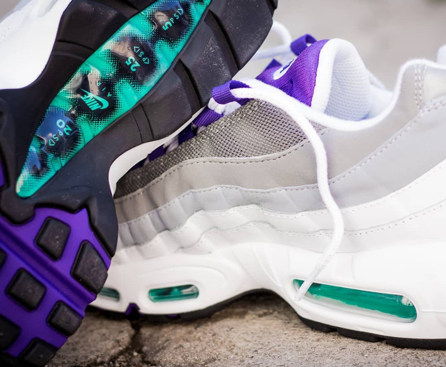 Où acheter la Nike Air Max 95 OG Grape (femme) ? Réédition 2018