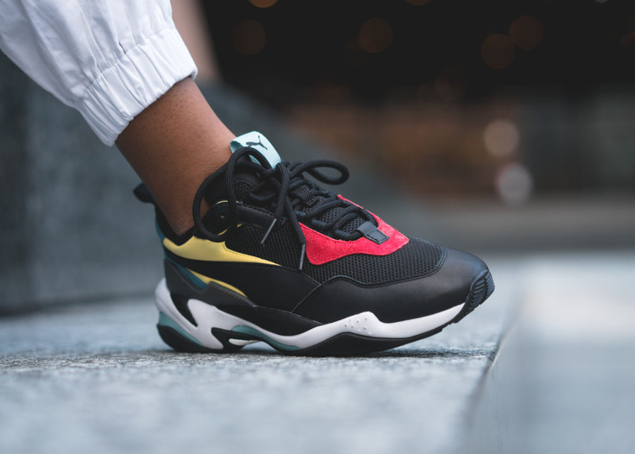 puma thunder spectra drizzle on feet